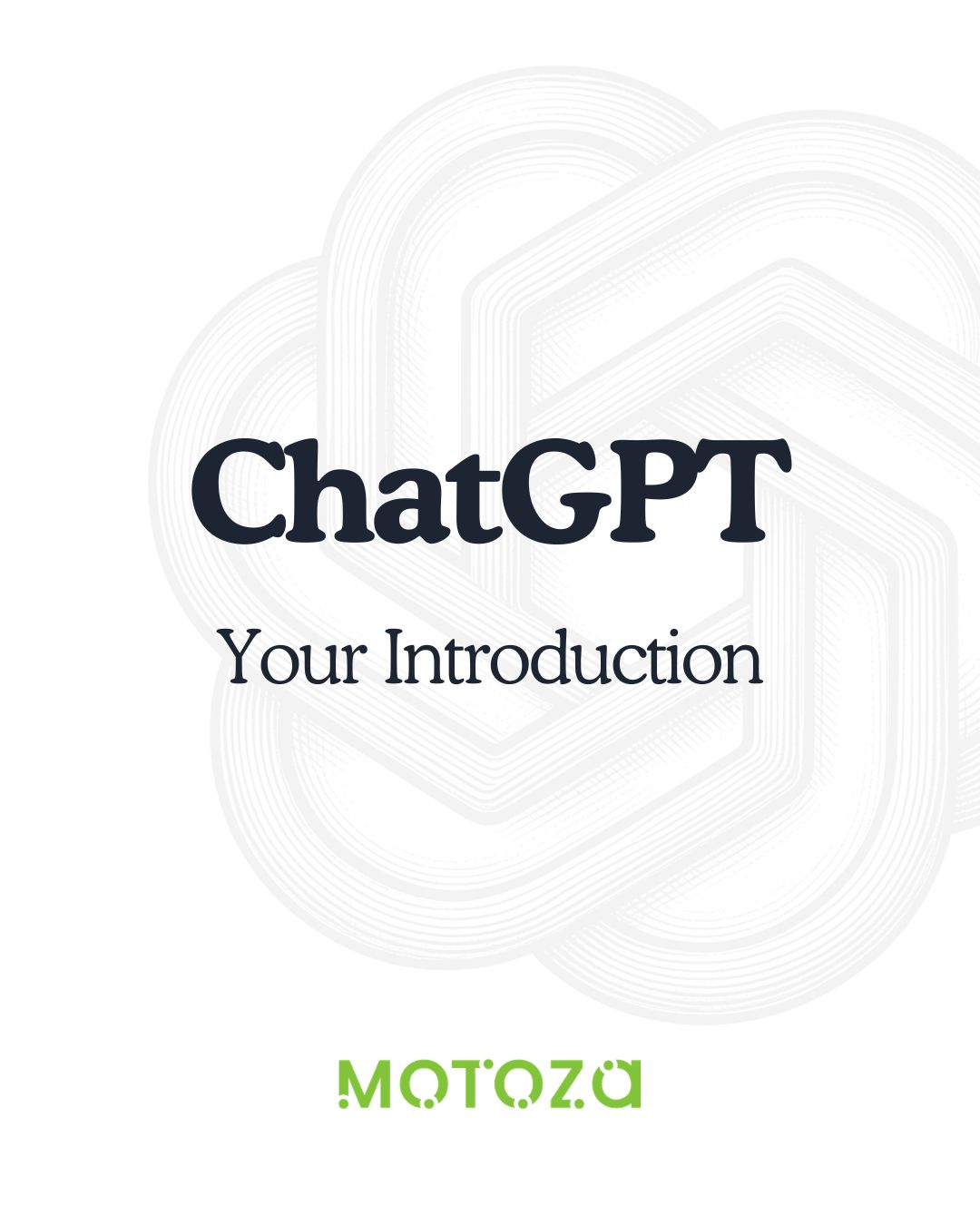 ChatGPT - an introduction from Motoza Marketing